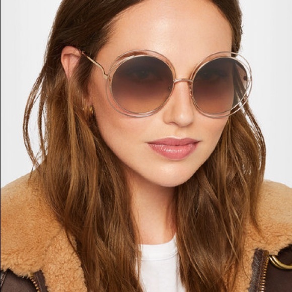 chloe circle sunglasses